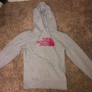The North Face grey sweatshirt!